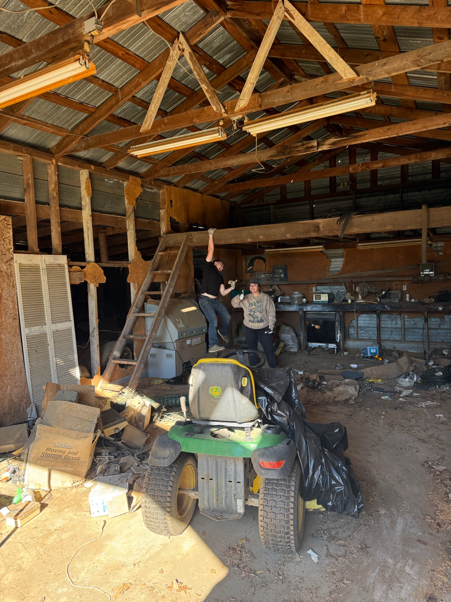 Cleanup project before junk removal